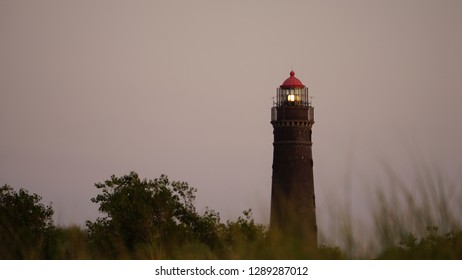 Lighthouse and grass