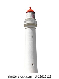 Lighthouse Isolated On The White