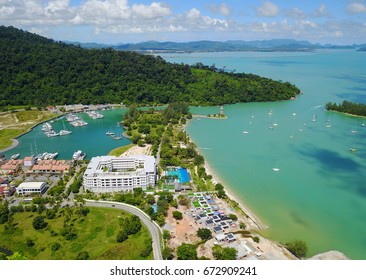 Lighthouse Langkawi Islandmalaysiaaerial View Drone Stock Photo (Edit ...