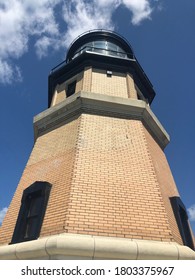 Lighthouse looking up from the base