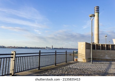 Lighthouse Of The Mersey River