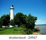 Lighthouse in  Michigan.
