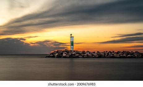 The Lighthouse Near Indiana Dunes