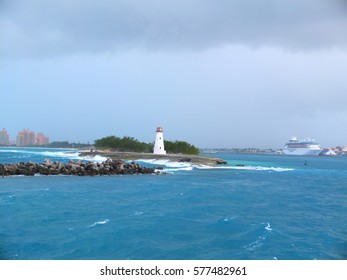 Lighthouse Near New Providence, Bahamas