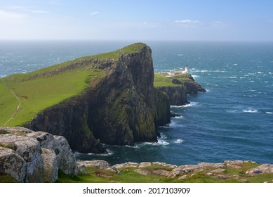 Lighthouse at Neist Point on Isle of Skye, Inner Hebrides, Scotland - Shutterstock ID 2017103909