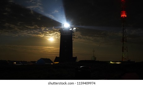 lighthouse at night