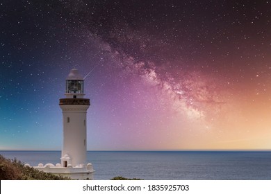 The Lighthouse at Norah Head on the central coast in regional New South Wales in Australia - Shutterstock ID 1835925703