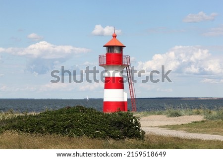 The lighthouse of Oddesund in Denmark
