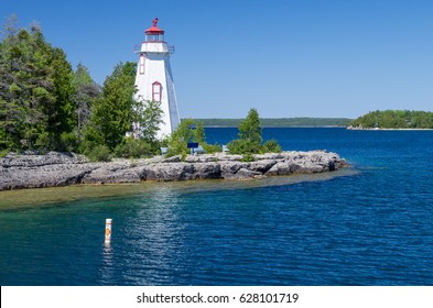 Lighthouse On Great Lakes