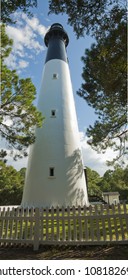 The lighthouse on Hunting Island State Park built in 1875.