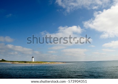 Lighthouse on island, Cuttyhunk, Massachusetts, USA Stock photo © 