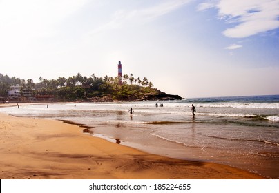 Lighthouse On Kovalam Beach