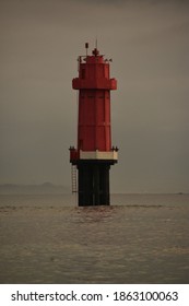 lighthouse on the north sea coast