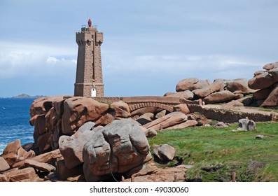 lighthouse on the rocks
