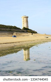 the lighthouse on the seaside 
