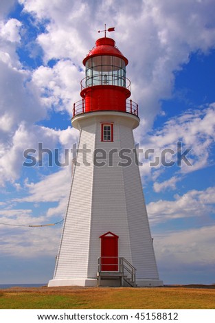 Lighthouse on a sunny day
