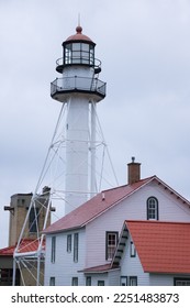Lighthouse on Whitefish Point in Michigan - Shutterstock ID 2251483873