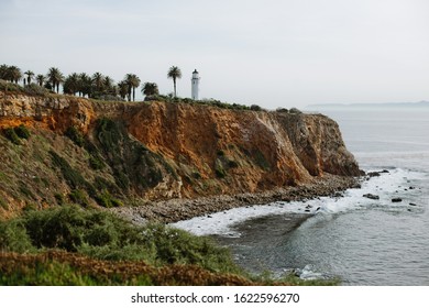 Lighthouse Of Palos Verdes Peninsula, South Bay California 