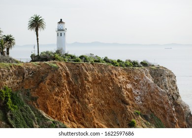 Lighthouse Of Palos Verdes Peninsula, South Bay California 