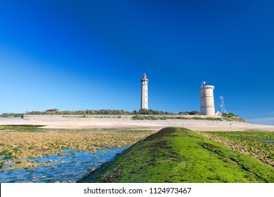 Lighthouse Phares Des Baleines On Island Ile De Ré At The French West Coast