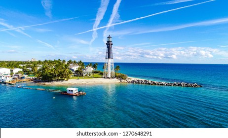Lighthouse Point Aerial in Fort Lauderdale, Florida, USA