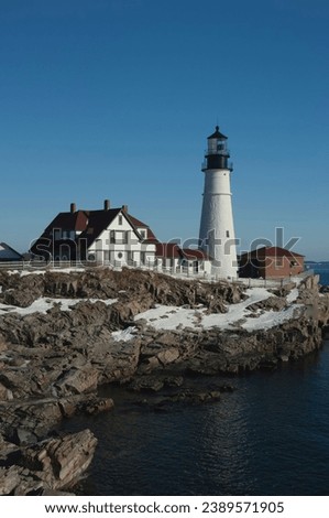 Lighthouse, Portland Head, Portland, Maine, USA