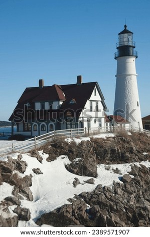 Lighthouse, Portland Head, Portland, Maine, USA