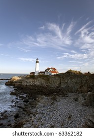 Lighthouse in Portland Maine in Fort Willams park