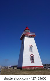 Lighthouse red and white