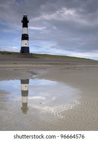 Lighthouse with reflection