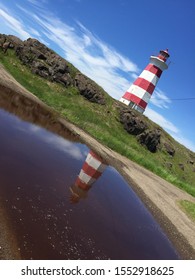 Lighthouse with Reflection in Nova Scotia