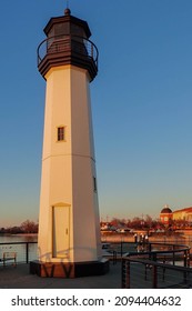 Lighthouse In Rockwell Texas As Sunset