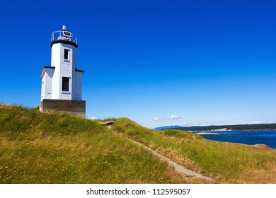 Lighthouse. San Juan Islands In Washington State.