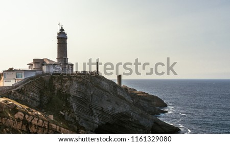 Lighthouse in Santander, Spain
