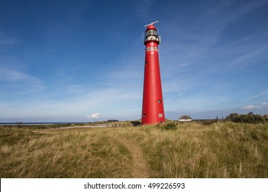 lighthouse at Schiermonnikoog, Friesland, Netherlands