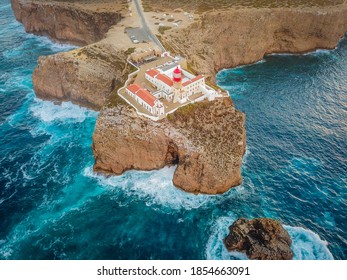 Lighthouse From The Sea, Cabo De São Vicente