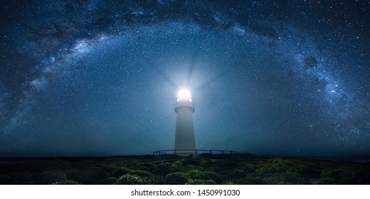 Lighthouse Shining In South Australia