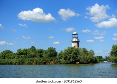  Lighthouse of Sulina, Danube Delta, Romania, Europe                              