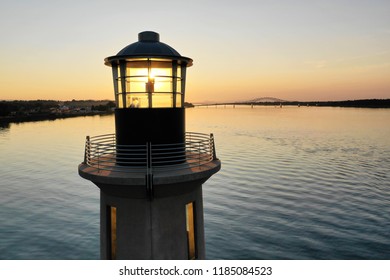 Lighthouse at Sunset