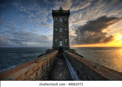 lighthouse sunset