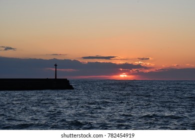 Lighthouse and sunset