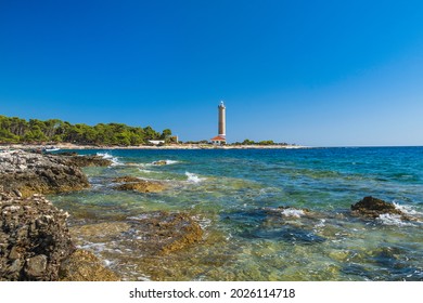 Lighthouse Of Veli Rat On The Island Of Dugi Otok, Croatia