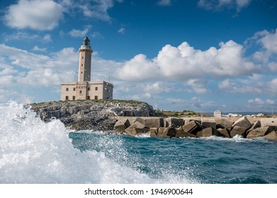 Lighthouse Of Vieste On Gargano Peninsula