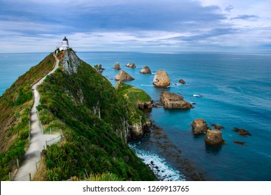 Lighthouse view at sunset