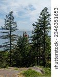 Lighthouse viewpoint inside Lighthouse Park in West Vancouver