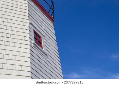 Lighthouse, window, windowframe, canada, architecture