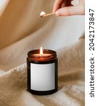 Lighting aroma scented candle home decor