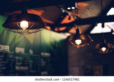 
Lighting in the cafe
