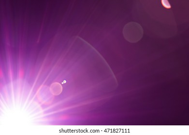 Lighting Purple Flare Abstract