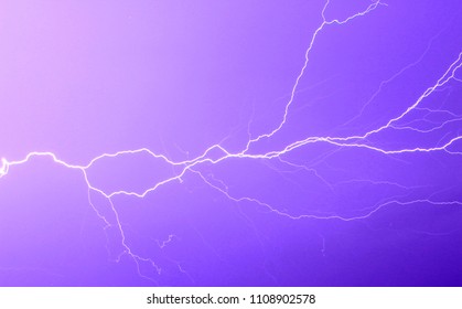 Lightining strike as background